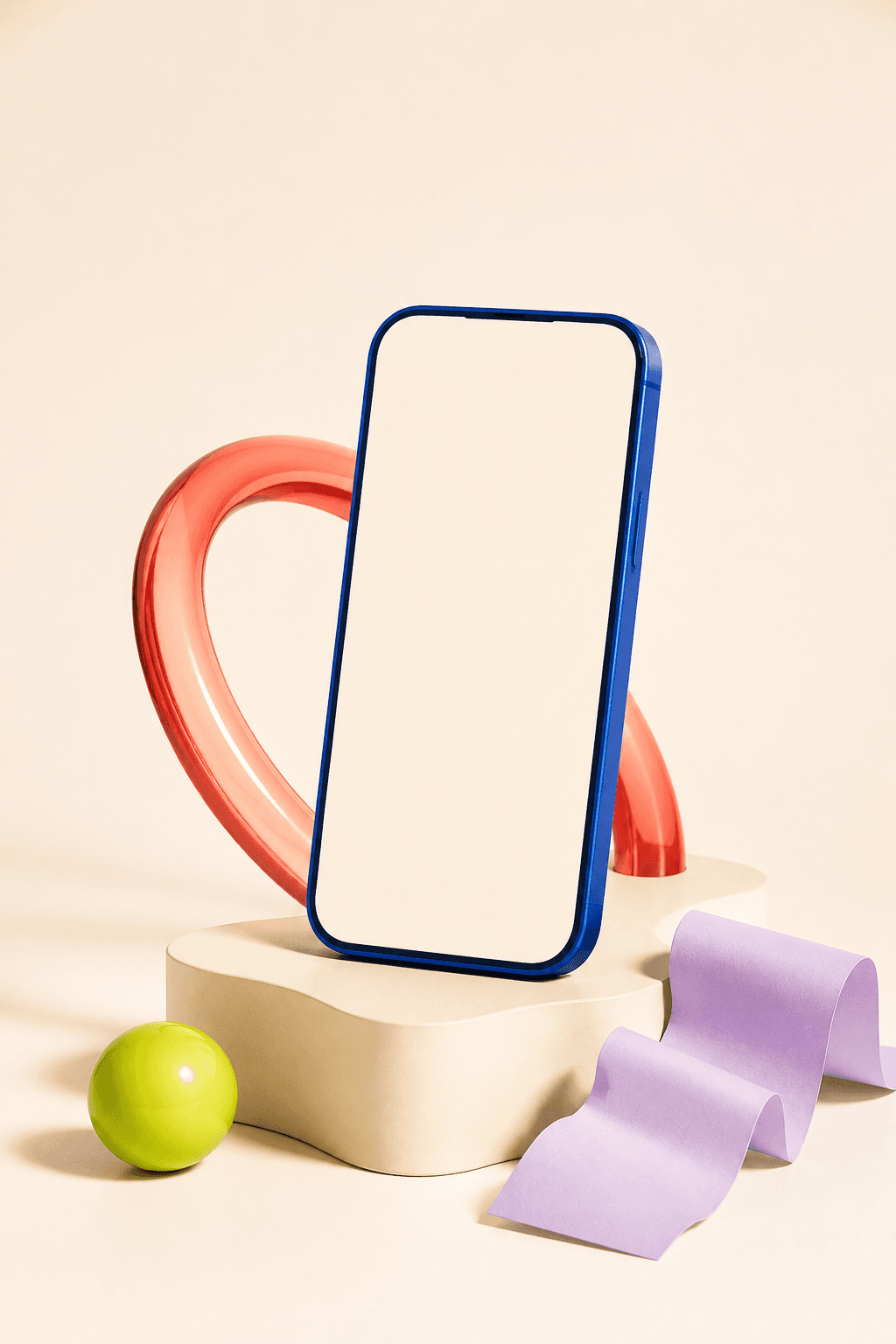 A playful sculptural smartphone representing your KLYNK Page